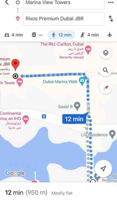 Panoramic Sea Views Studio Apartment - Marina دبي المظهر الخارجي الصورة